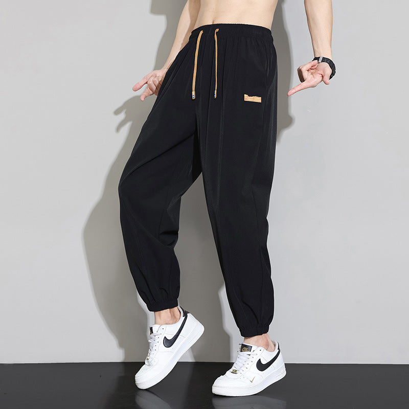 Herren Lässige Freizeithose mit elastischem Bund und praktischen Taschen