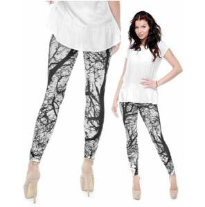 Damen Mandala-Ombre Leggings mit hohem Bund und formendem Stretch echoarchiv-