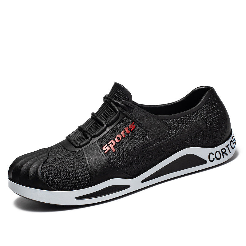 Herren Atmungsaktive Slip-On Freizeitsneaker mit verstärkter Zehenschutzkappe Echoarhiv