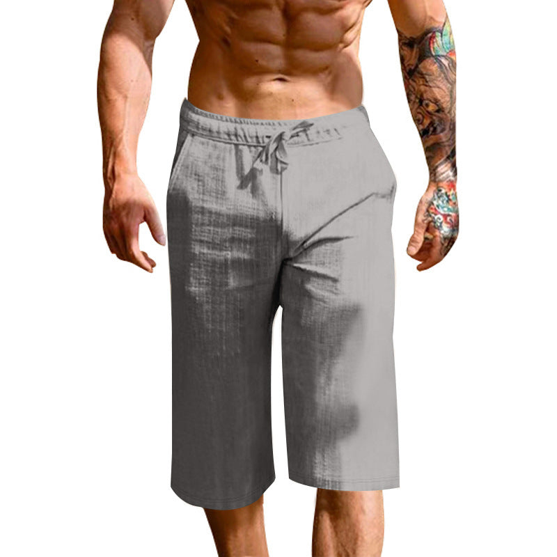 Herren bequeme Sport-Shorts mit elastischem Bund und verstellbarem Kordelzug Echoarchiv