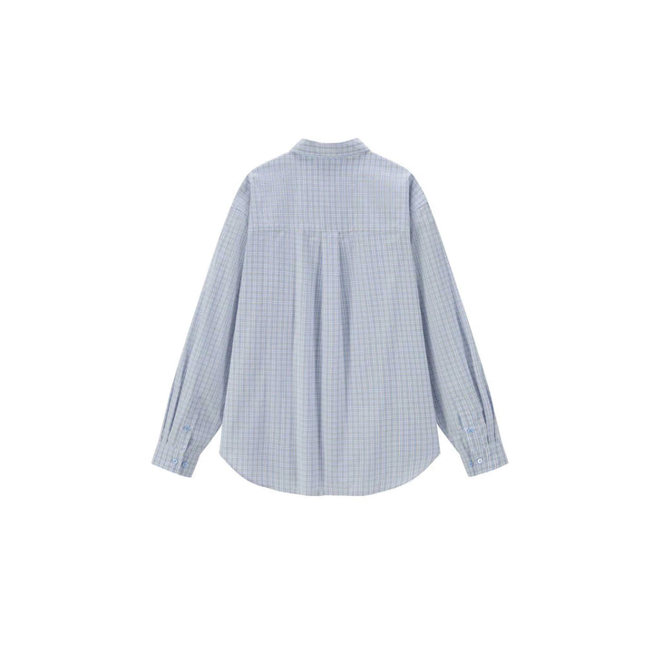 Unisex Oversize-Karohemd mit kastigem Schnitt und aufgesetzter Brusttasche Echoarchiv