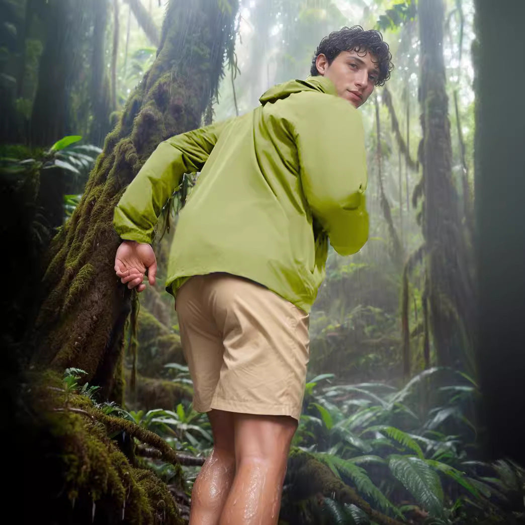 Herren Atmungsaktive Outdoor-Jacke mit Wasserabweisender Beschichtung Echoarchiv