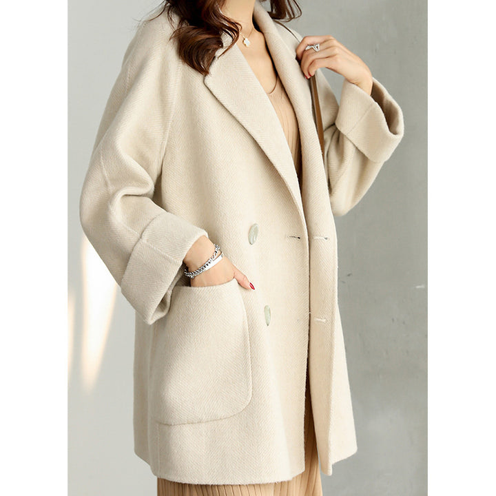 Damen Elegante Oversized-Blazerjacke Echoarchiv