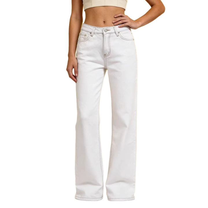 Damen Flared Jeans mit hohem Bund und eleganten Nahtdetails Echo Archiv