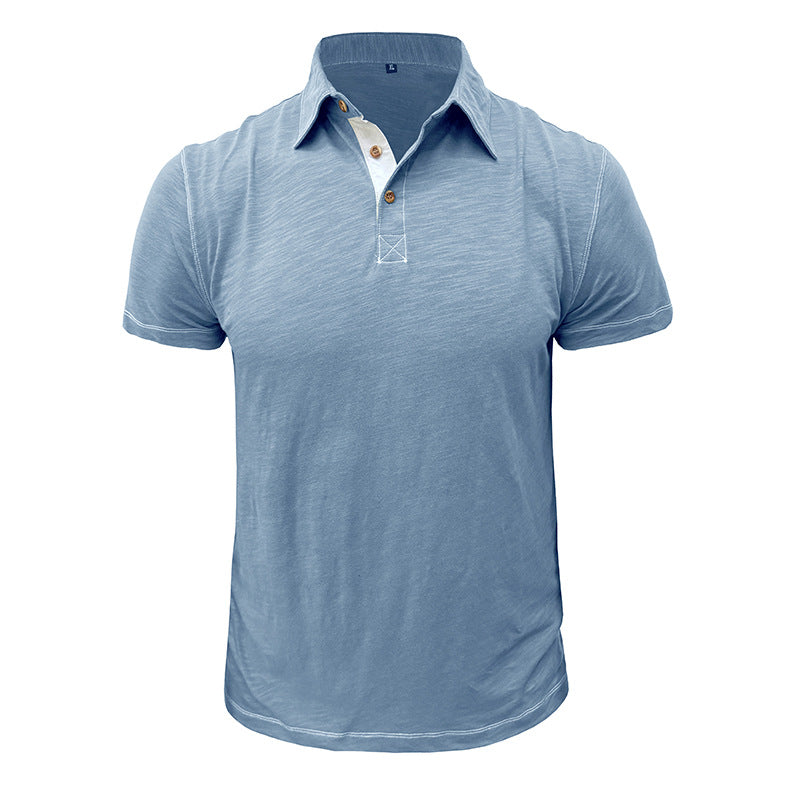 Herren Polo-Shirt mit eleganten Knöpfen und softem Gewebe Echoarchiv