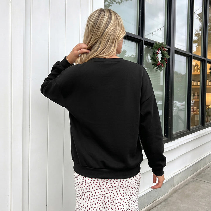 Damen Lässiger Pullover mit oversized Schleife Echo Archiv