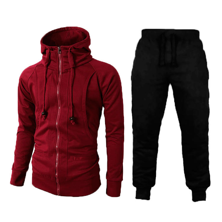 Herren Sportlicher Trainingsanzug mit modernem Schnitt und praktischen Taschen Echoarchiv