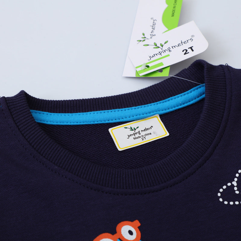 Jungen Sweatshirt mit lustigem Dinosaurier- und Weltraumdesign Echo Archiv