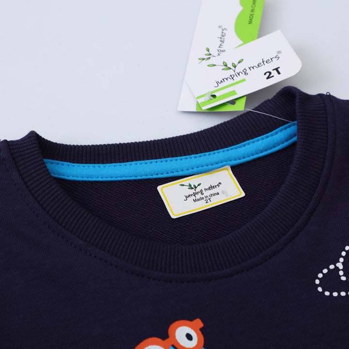 Jungen Sweatshirt mit lustigem Dinosaurier- und Weltraumdesign Echo Archiv