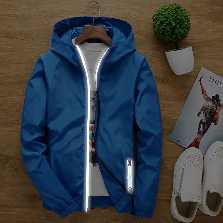 Herren leichte Funktionsjacke mit reflektierenden Details Echoarchiv