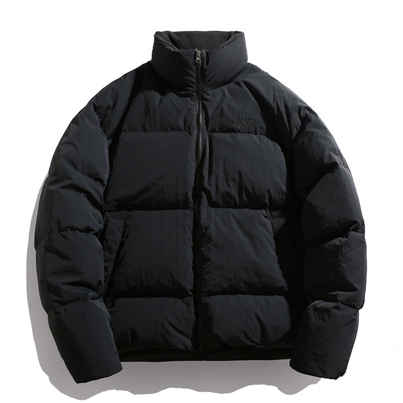 Damen Kurz geschnittene Daunenoptik‑Steppjacke mit hohem Stehkragen und Fleecefutter Echo Archiv