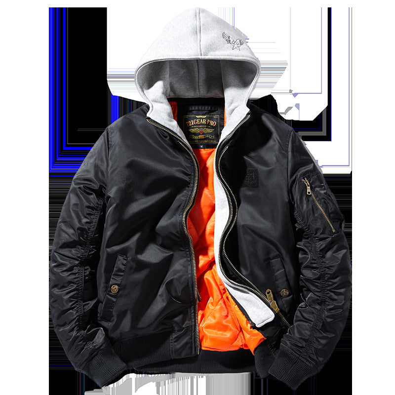 Herren Taillierte Übergangsjacke mit Kapuze Echo Archiv