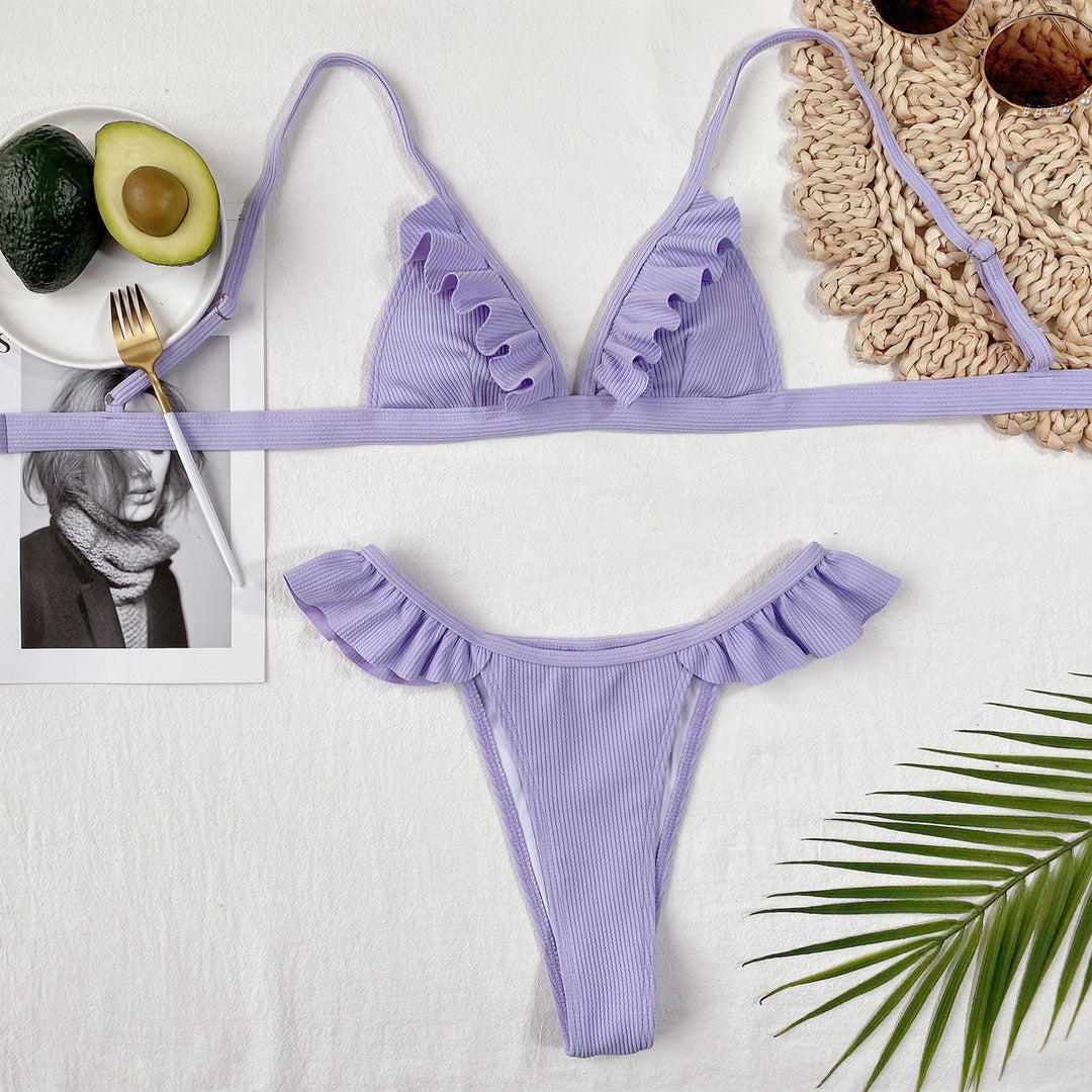 Damen Bikiniset mit voluminösen Rüschendetails Echo Archiv