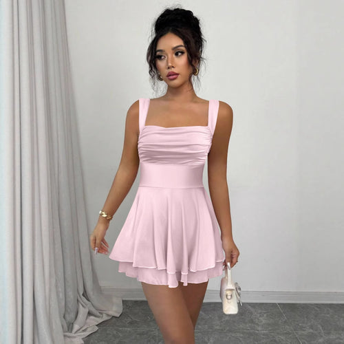 Damen Verspielt geschnittenes Sommerkleid mit Raffung und schwingendem Rock Echo Archiv
