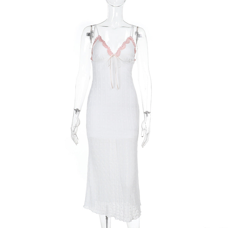 Damen figurbetonte Bluse mit Rüschendetails und Schnürung Echo Archiv