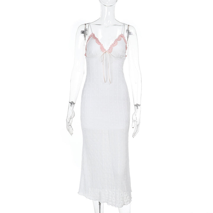 Damen figurbetonte Bluse mit Rüschendetails und Schnürung Echo Archiv