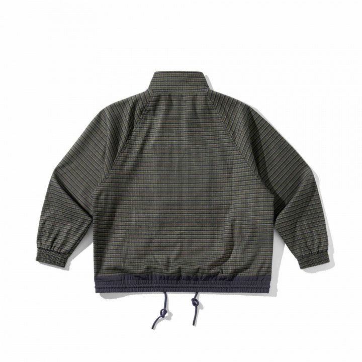 Unisex Leicht wattierte Oversize-Trainingsjacke mit Reißverschluss, Brusttasche und Kordelzugsaum Echo Archiv