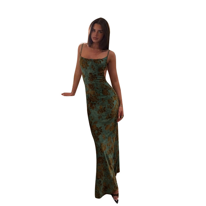 Damen Elegantes Abendkleid mit raffiniertem Rückenausschnitt Echo Archiv