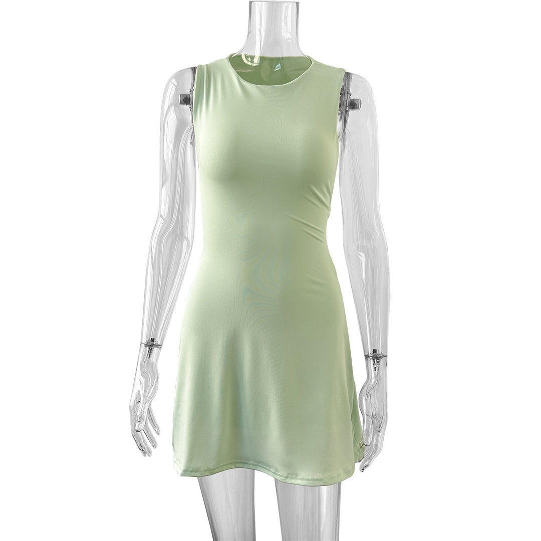Damen Figurbetontes Minikleid mit elegantem Ausschnitt und zeitlosem Design Echo Archiv