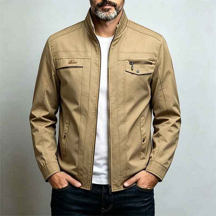 Herren Sportliche Übergangsjacke mit innovativem Stehkragen Echo Archiv