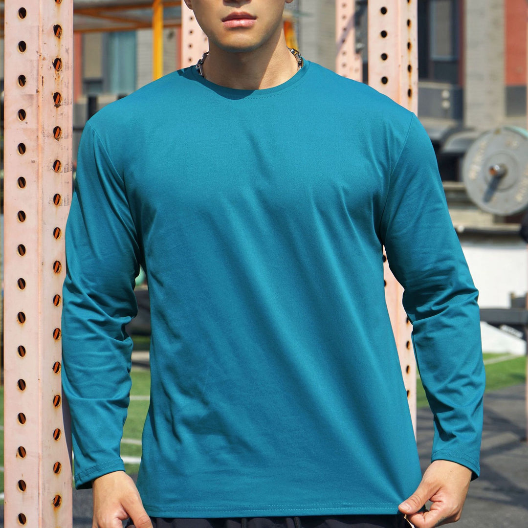 Herren Langarm Sportshirt mit atmungsaktiver und feuchtigkeitsregulierender Technologie Echoarchiv
