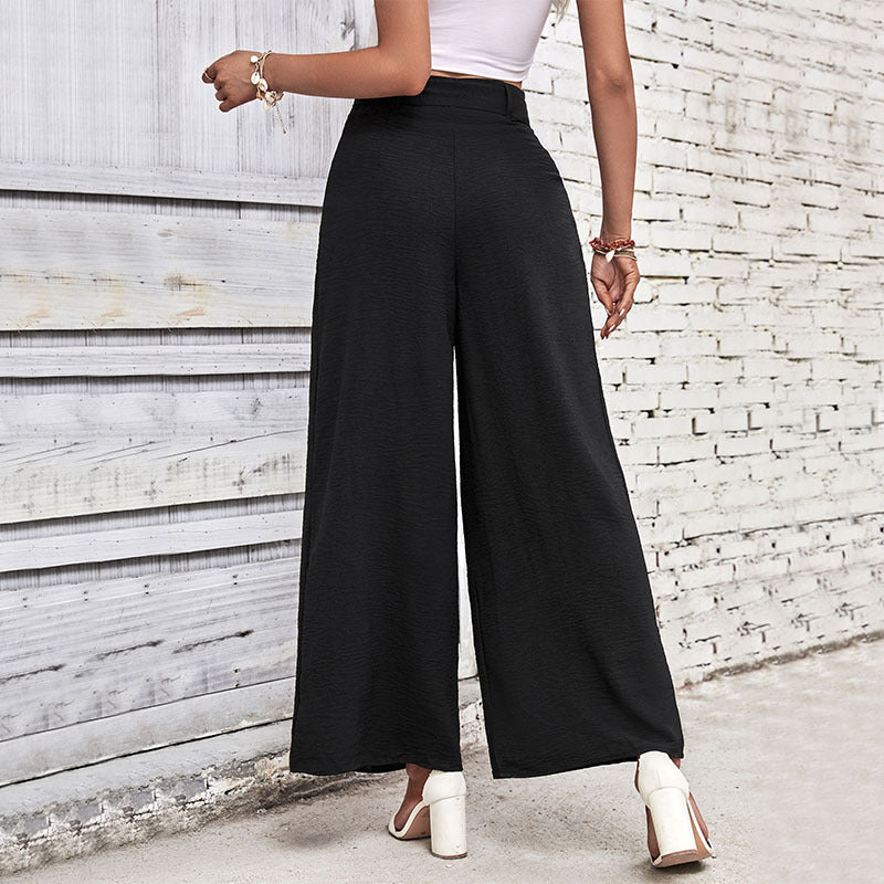 Damen Weitgeschnittene Hose mit Taillenkordel Echo Archiv