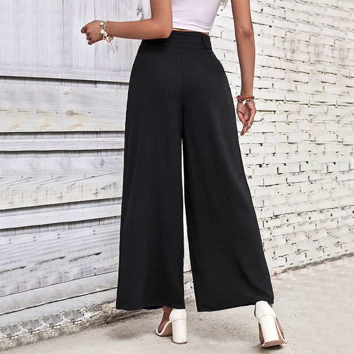 Damen Weitgeschnittene Hose mit Taillenkordel Echo Archiv