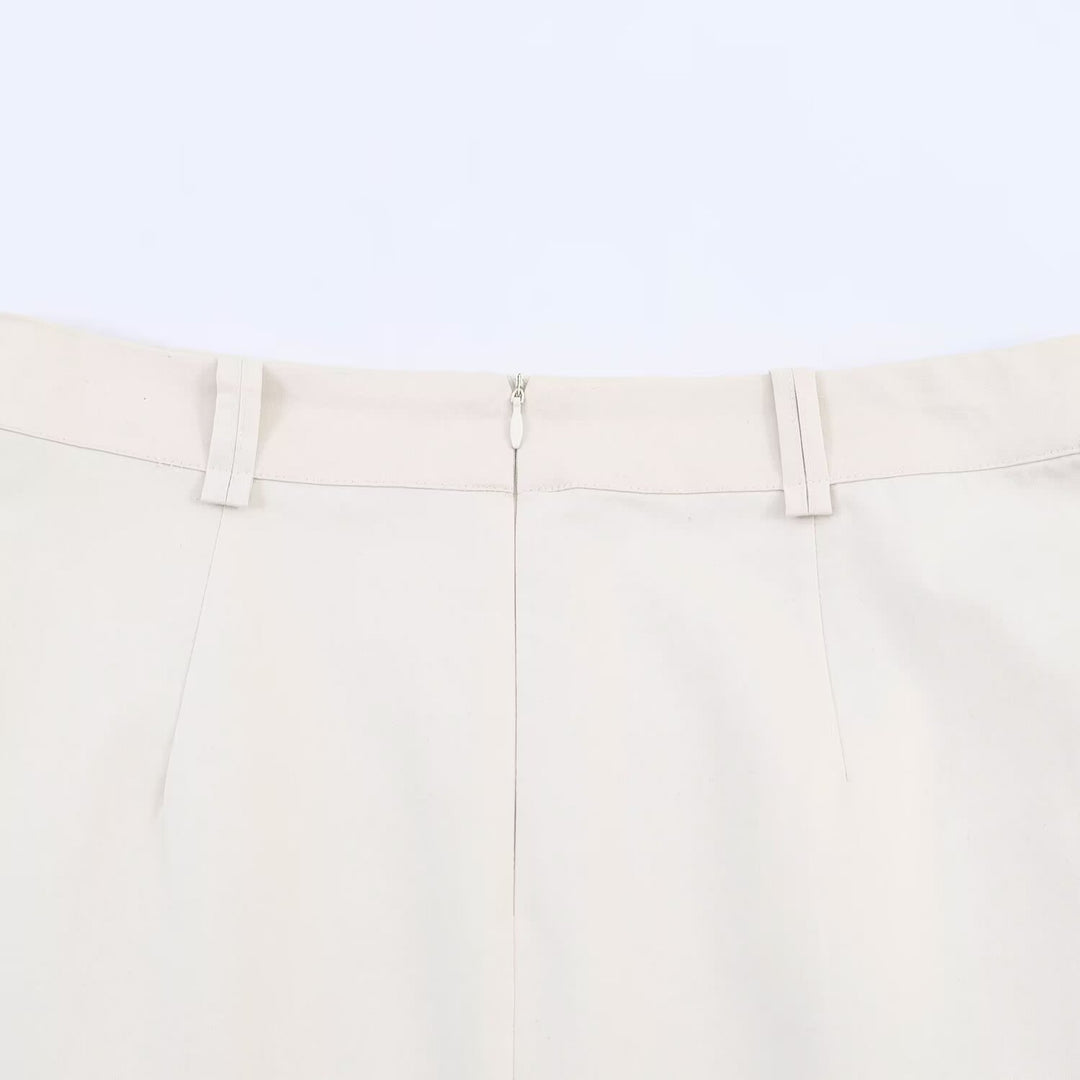 Damen eleganter Bleistiftrock mit transparentem Spitzenabschluss Echo Archiv