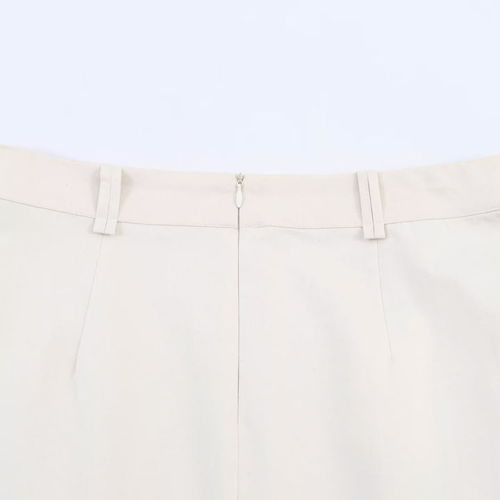 Damen eleganter Bleistiftrock mit transparentem Spitzenabschluss Echo Archiv
