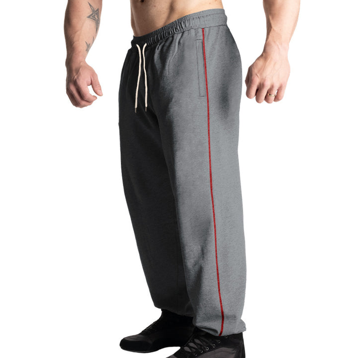 Herren lässige Sweatpants mit seitlichen Zierstreifen und elastischem Bund Echoarchiv