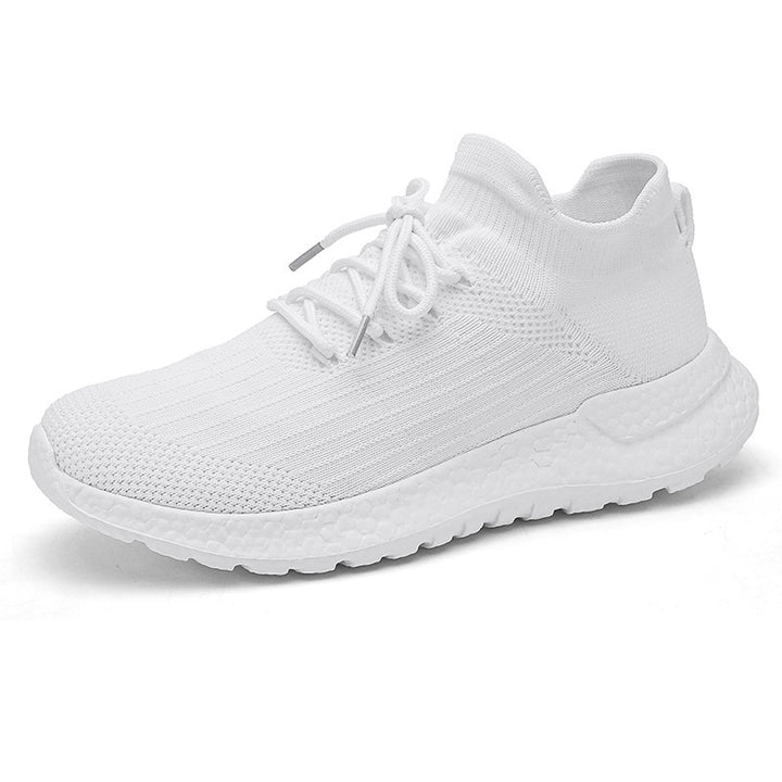 Unisex nahtloser Strick‑Sock‑Sneaker mit gepolsterter Hohlkammer‑Zwischensohle und griffiger Wabensohle – Norré