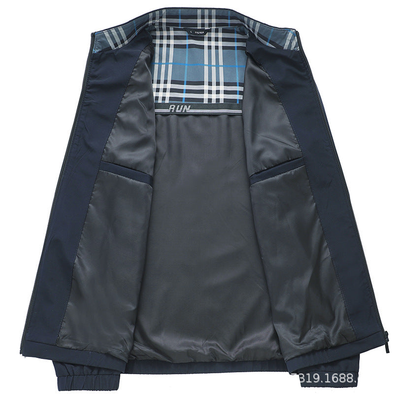 Herren Urbaner Windbreaker mit funktionalen Taschen Echoarchiv