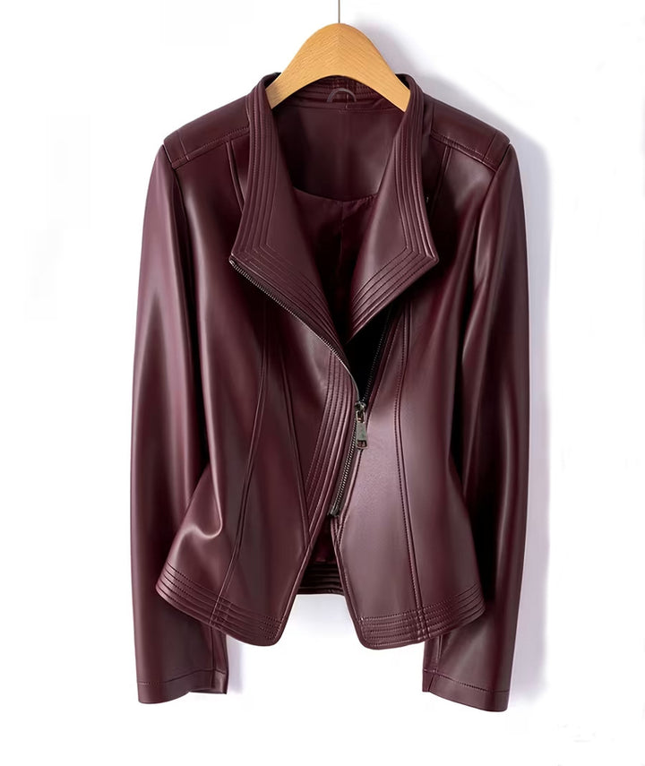Damen Modische Lederjacke Echo Archiv