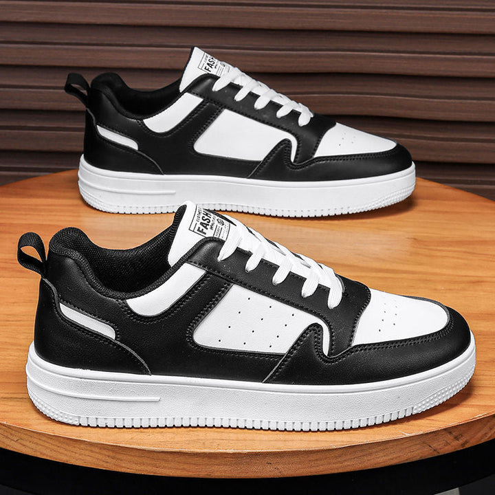 Damen Sportliche Leder Sneakers mit gepolsterter Innensohle Echo Archiv