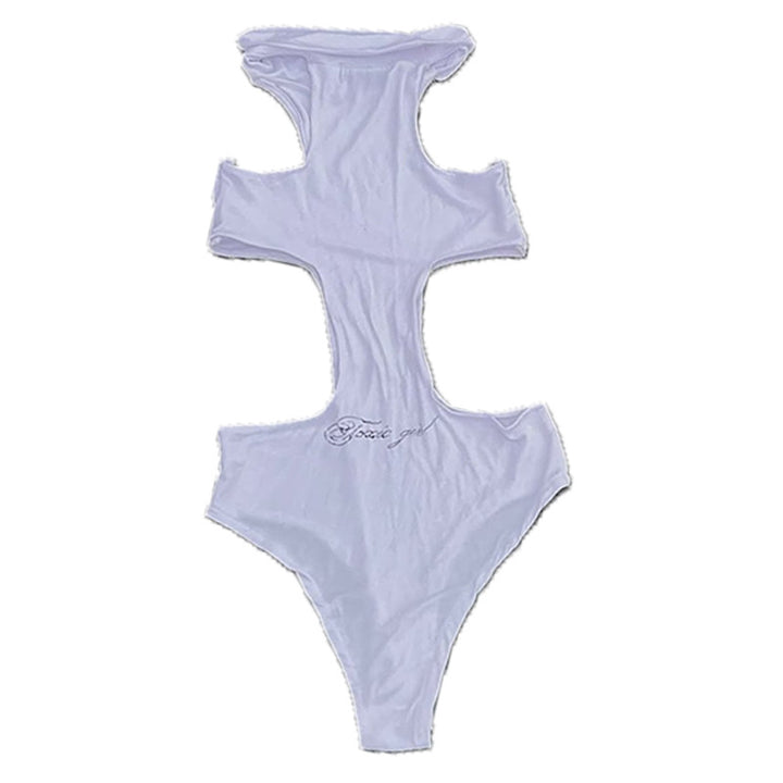 Damen Einteiler mit Kapuze und seitlichem Cut-Out Echo Archiv