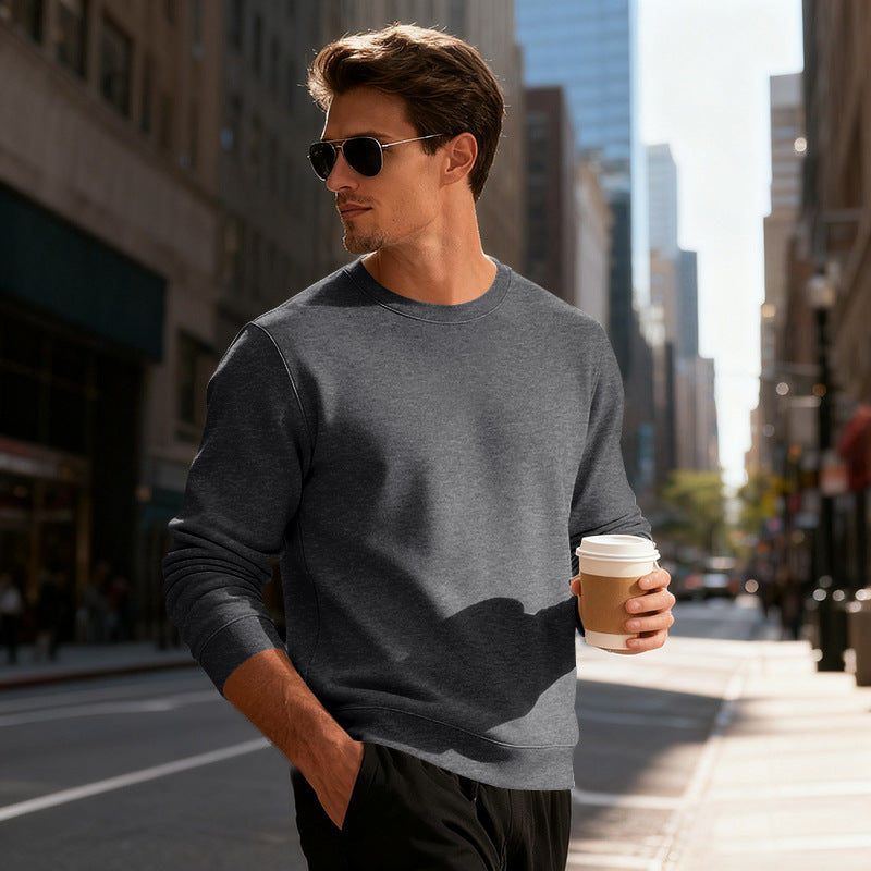 Herren lässiger Sweatshirt mit modernem Schnitt und angenehmer Baumwollmischung Echoarchiv