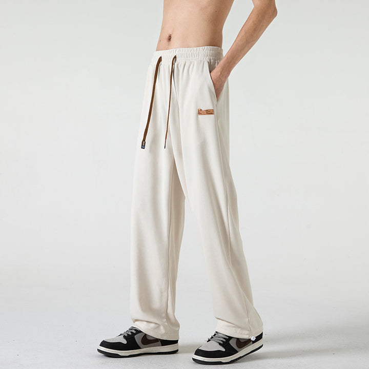 Herren Lounge-Jogginghose im Oversize-Straßenstil mit extra weitem Bein und Kordelzug Echo Archiv
