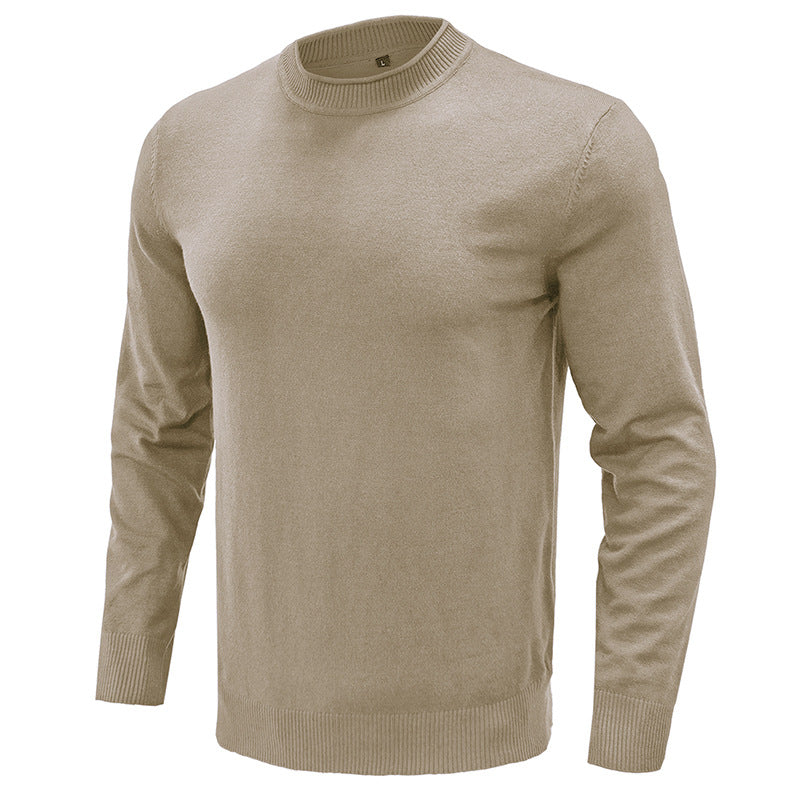 Herren gemütlicher Rundhals-Pullover aus hochwertiger Baumwolle Echoarchiv