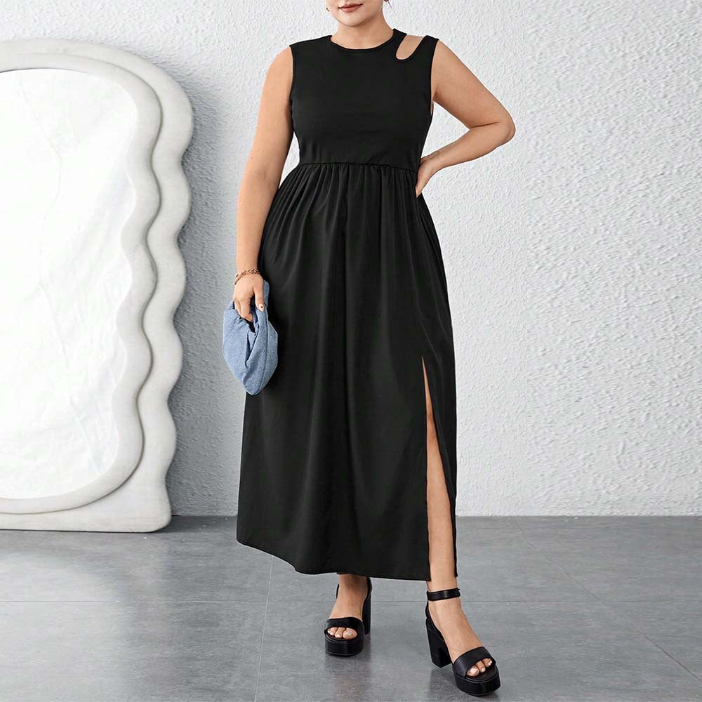Damen Maxikleid mit seitlichem Schlitz und elegantem Design Echo Archiv