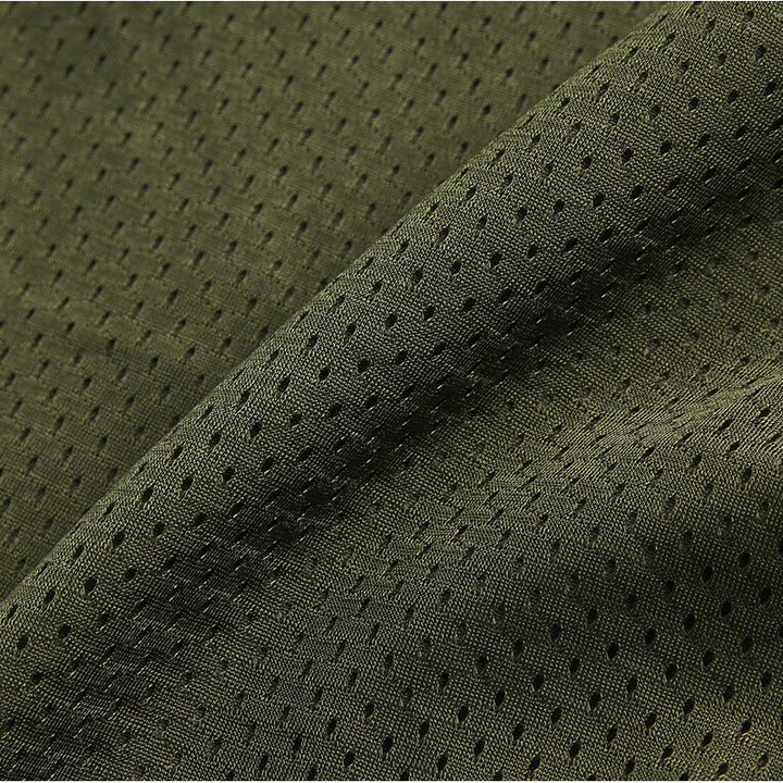 Unisex Canvas-Utility-Weste mit gestreiftem Innenfutter, aufgesetzten Taschen und Knopfverschluss – Marzano