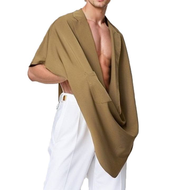 Damen Elegante Oversize-Umhangjacke mit praktischem Taschen-Design Echoarchiv