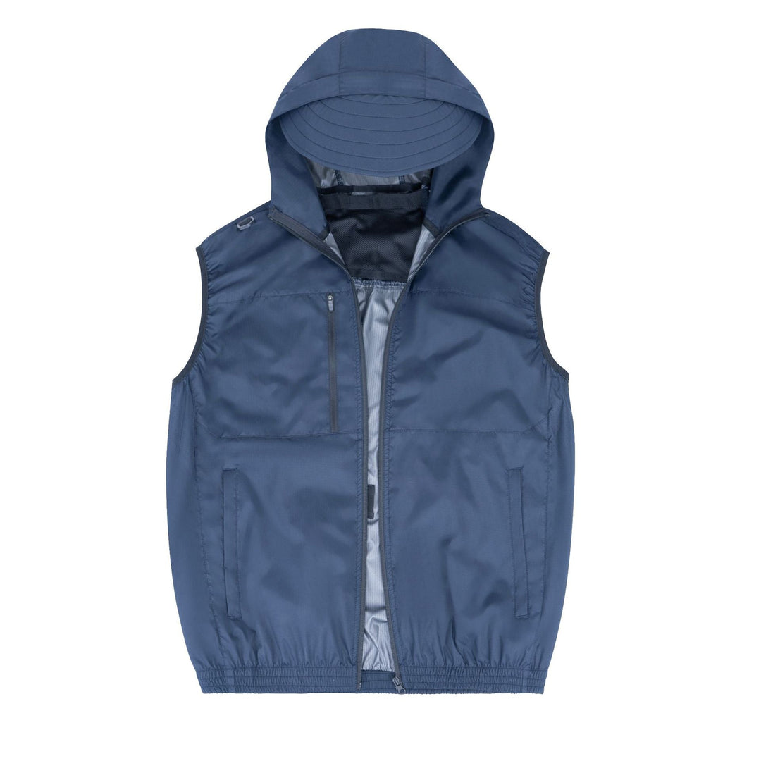 Herren nan technische Outdoorweste mit Kapuze und Visor Echo Archiv