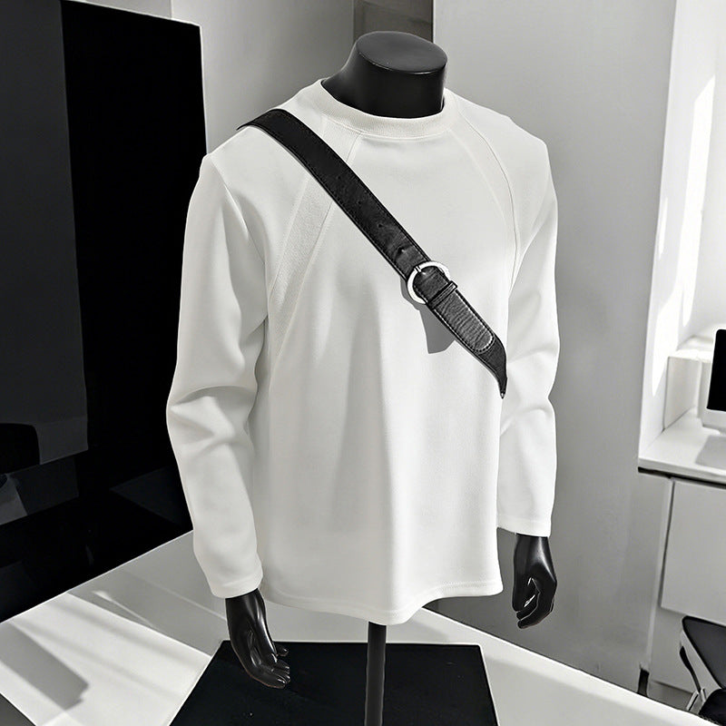 Herren Lässiges Raglan-Sweatshirt mit Rundhals, leichter Struktur und relaxed Fit Echo Archiv
