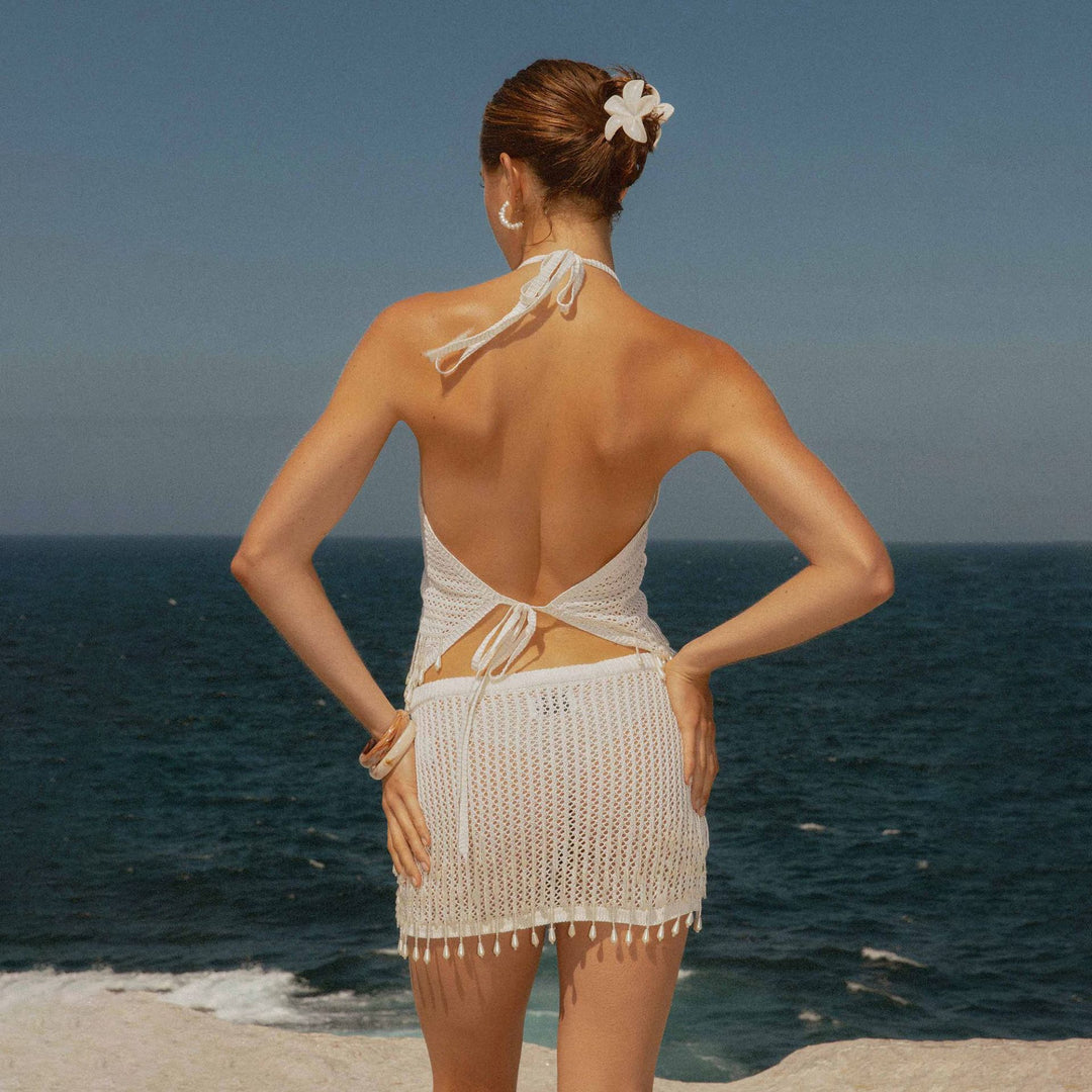 Damen Strandkleid mit Fransen Echo Archiv