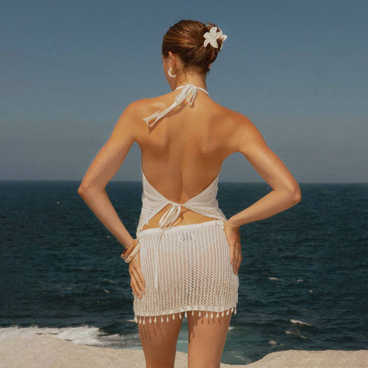 Damen Strandkleid mit Fransen Echo Archiv