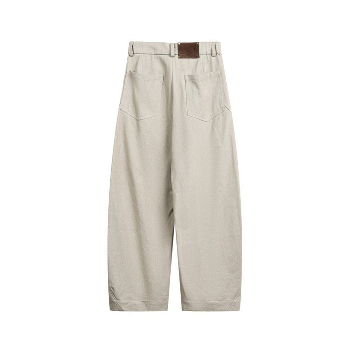 Unisex Weite Cropped-Cargohose mit hoher Taille und Utility-Taschen Echo Archiv