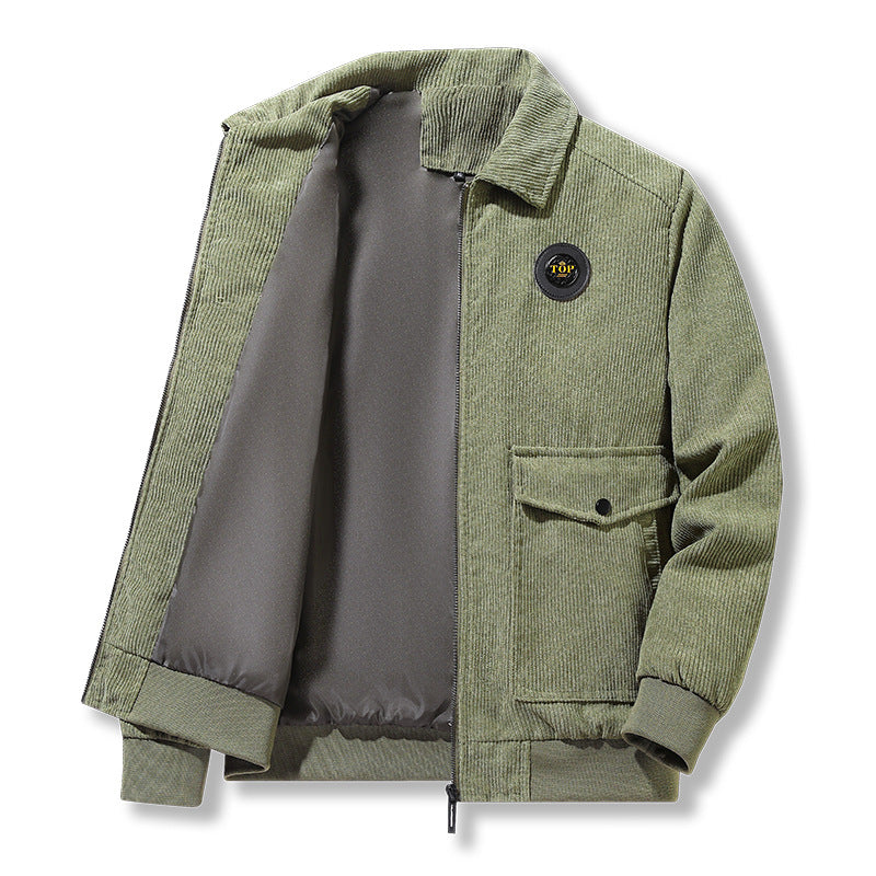 Herren Cordjacke mit praktischem Reißverschluss Echo Archive