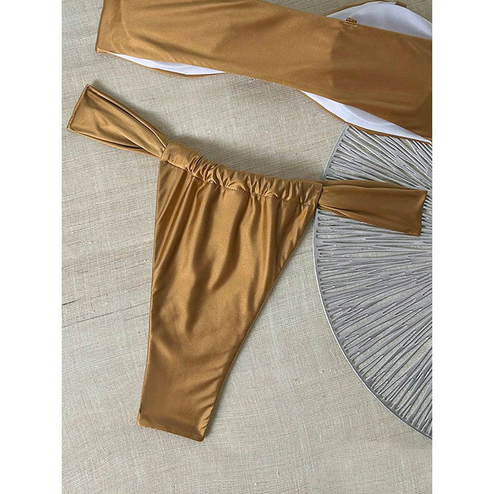 Damen Bandeau-Bikini mit dekorativem Element Echo Archiv