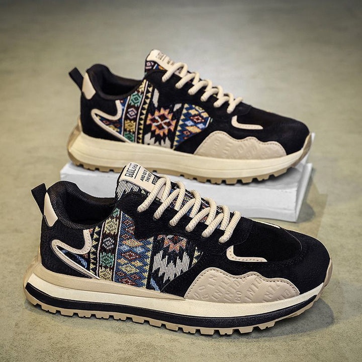 Damen Sportliche Sneakers mit attraktivem Ethno-Design Echo Archiv