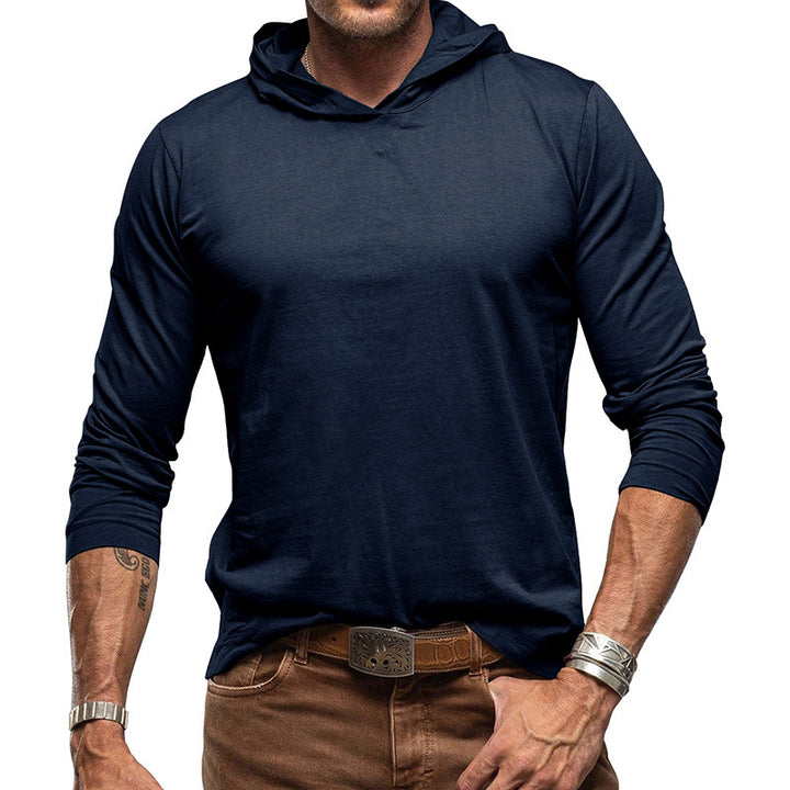 Herren Langarm-Hoodie mit lässigem Schnitt Echoarchiv